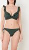 Beachlife Green Embroidery bikinislip met gestrikt detail online kopen