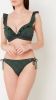 Beachlife Green Embroidery voorgevormde bikinitop met beugel en volant online kopen