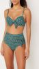 Marlies | dekkers Bepali high waisted bikinislip met strikdetail en print online kopen
