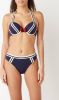 Marlies Dekkers Sailor Mary Sailor Mary Push Up Bikini Top | Wired Padded Blue Ivory Red 75c online kopen