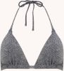 Beachlife Sea Glitter triangel bikinitop met uitneembare vulling en lurex online kopen