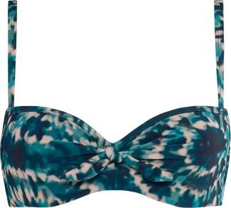 Marlies | dekkers Lotus voorgevormde balconette bikinitop met beugelondersteuning en strikdetail online kopen