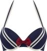 Marlies Dekkers Sailor Mary Sailor Mary Push Up Bikini Top | Wired Padded Blue Ivory Red 75c online kopen