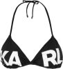Karl Lagerfeld Haut triangle rembourr&#xE9; &#xE0; logo online kopen