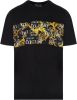Versace Jeans Couture T shirts and Polos Black , Zwart, Heren online kopen