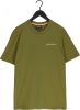 Scotch & Soda Groene T shirt Jersey Logo Tee In Organic Cotton online kopen