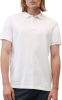 Marc O'Polo shirt met korte mouwen in piqué stof , Wit, Heren online kopen