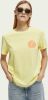 Scotch & Soda 171791 regular fit t shirt with rolled up sleeves online kopen