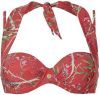 TC WOW gebloemde strapless beugel bikinitop rood/groen online kopen