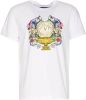 Versace Jeans Couture V Emblem Garden White MEN T Shirt , Wit, Heren online kopen