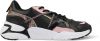 Vingino Odilia leren chunky sneakers zwart/roze online kopen