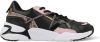 Vingino Odilia leren chunky sneakers zwart/roze online kopen